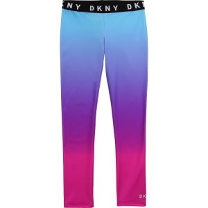 DKNY Blue & Pink Ombré Leggings