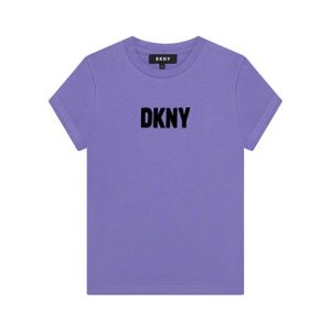 DKNY Girls Lilac Short Sleeve T-shirt