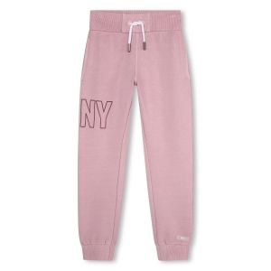 Dkny Girls Pink Jogging Bottoms With Logo On Leg