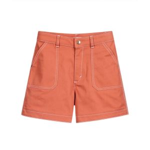 Chloé Terracotta Cotton Shorts
