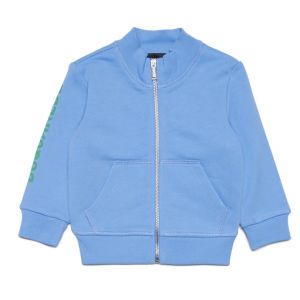 DSQUARED2 Baby Crystal Blue Organic Cotton Sweatshirt