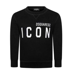 DSQUARED2 ICON Black Logo Sweater