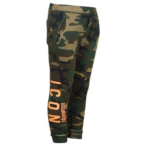 DSQUARED2 Kids Camouflage Logo Jersey Icon Joggers