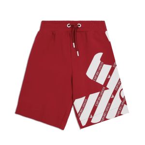 Emporio Armani Boys Red Bermuda Shorts