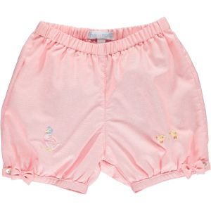 Mini-La-Mode Jemima Puddle Duck Embroidered Pink Shorts