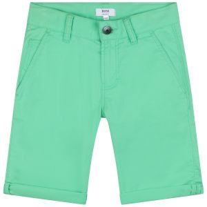 BOSS Kidswear Baby Boys Green Bermuda Shorts