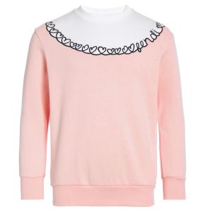 FENDI Girls Pink Cotton Adore Sweatshirt