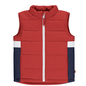Mitch &amp; Son Boys &#039;Frederick&#039; Red And Blue Colour Block Gilet