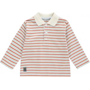 Mitch & Son Boys Striped Jersey Polo Shirt