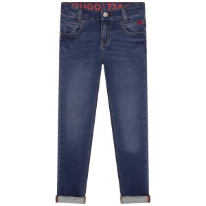 HUGO Boys Blue Extra-Slim-Fit 734 Jeans