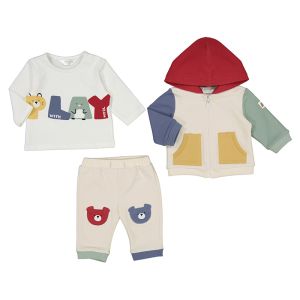Mayoral Baby Three Piece Colourful Set With Animal Design