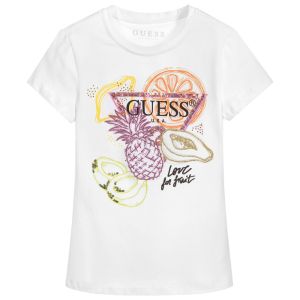 Guess Girl's Glitter Fruits T-Shirt