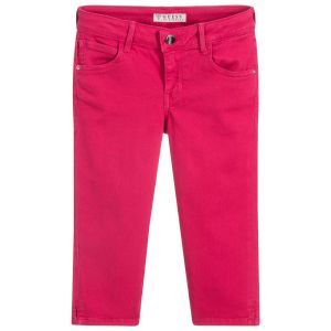 Guess Girl's Scented Pink Capri Jeans