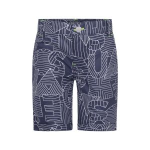 Guess Baby Boys Navy Graphic Print  Cotton Shorts