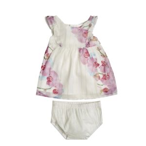 Guess Girls Pink Orchid Floral Dress