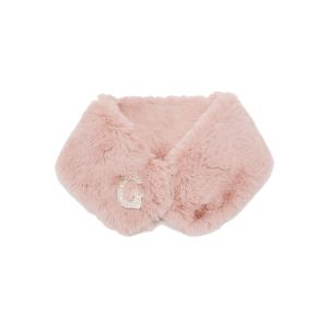 Guess Pink Salmon Fluffy Neck Wrap