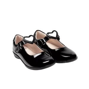 Lelli Kelly Black Patent Colourissima School Shoes (G Fitting)-25
