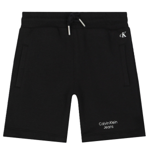 Calvin Klein Boys Black Cotton Shorts SS24