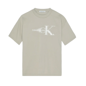 Calvin Klein Boys Beige 'Natural Dye' Monogram T-Shirt