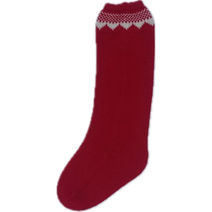 Rahigo Boys Red & Ivory Socks