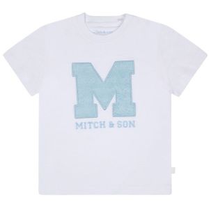 Mitch &amp; Son Boys &#039;Thom&#039; White Cotton T-Shirt