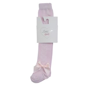 Little A &#039;Elonora&#039; Pink Bow Tights