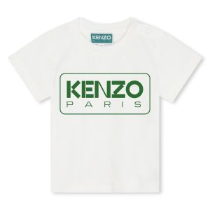 KENZO KIDS Baby Boys Ivory Cotton Kenzo Paris T-Shirt