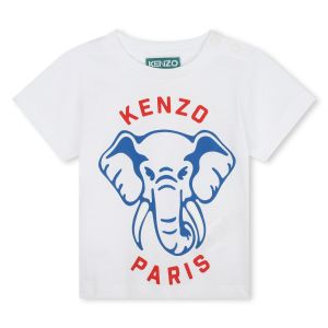 KENZO KIDS Baby Boys Blue &amp; Red  Elephant  T-Shirt
