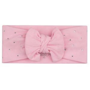 Little A Pink &#039;Jeanie&#039; Diamanté Bow Headband