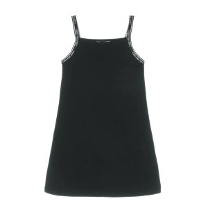 Calvin Klein Girls SS24 Black Milano Jersey Dress