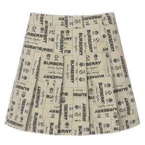 Burberry Girls Archive Beige Pleated Skirt