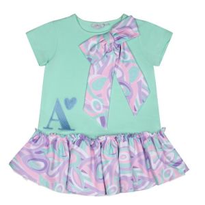 A&#039;Dee Popping Pastels &#039;Norah&#039; Mint Sweatshirt Dress