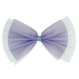 A&#039;Dee Popping Pastel &#039;Nemia Mint &amp; Lilac Tulle Hair Bow