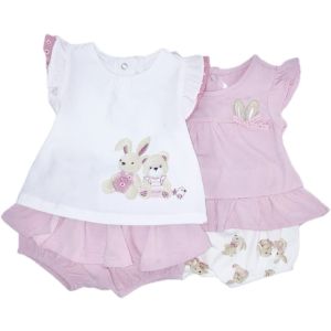 Mayoral Baby Girl Pink Short Set (2 Pack)