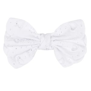 Adee &#039;Levi&#039; White Broderie Anglaise Hair Clip
