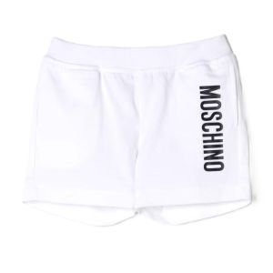 Moschino White Logo Shorts SS24