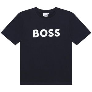BOSS Baby Boys New Season Navy Cotton T-Shirt