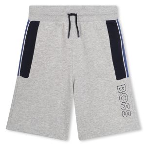 BOSS Boys NS 2024 Grey  Drawstring Jersey Shorts