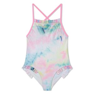 Billieblush Girls NS 2024  Iridescent Pink Frill Swimsuit