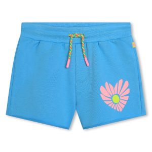 Billieblush Girls NS 2024 Blue Cotton Flower Shorts