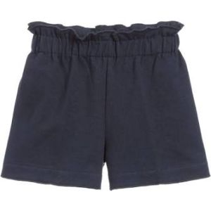 Il Gufo Navy Blue Cotton Jersey Shorts