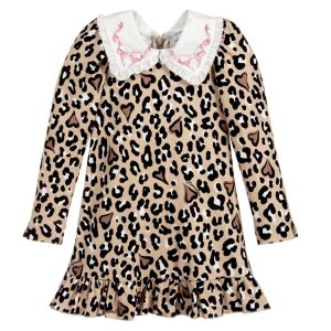 Monnalisa Leopard Print Dress