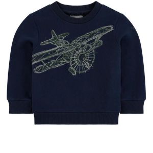 Il Gufo Boys Navy Embroidered Sweatshirt