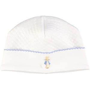 Mini-La-Mode Peter Rabbit White Quilted Baby Hat