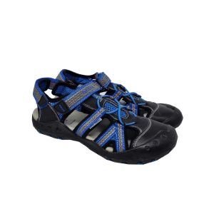 Geox Boys Black And Blue "Sand" Sandal Shoes