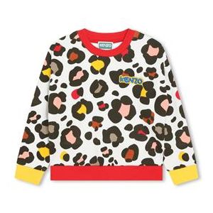 KENZO KIDS Girls Grey Animal Print Sweatshirt