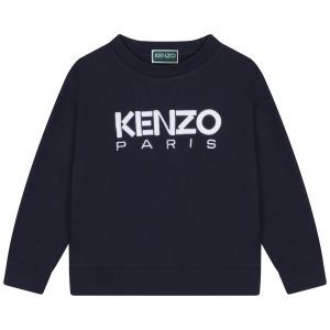 KENZO Boys Navy Blue SS2023 Logo Sweatshirt