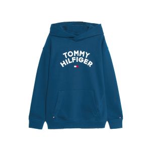 Tommy Hilfiger Boys Blue Archive Fit Hoody With Logo