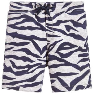 Kenzo Boy's Blue Tiger Striped Shorts