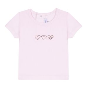 Absorba Baby Girl's Pink Swarovski Heart T-Shirt
